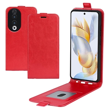 Husă Flip Vertical Honor 90 - Slot Card - Roșu