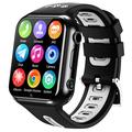 W5PRO 4G 4G Dual Camera Kids Watch 2+16G Wear Resistant 1.83" IPS HD Smart Phone Watch - negru / gri