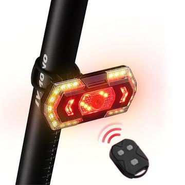 WEST BIKING YP0701348 MTB Bike Tail Light Lampă de avertizare impermeabilă pentru biciclete RC Taillight cu difuzor