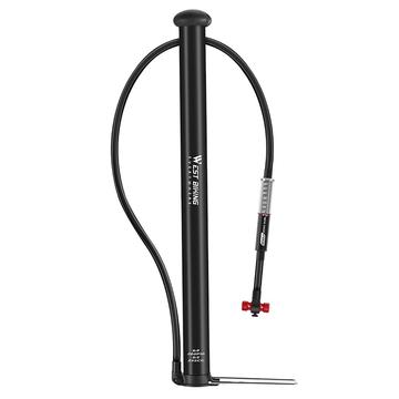 WEST BIKING YP0711164 Pompă de înaltă presiune pentru umflarea anvelopelor de bicicletă cu auto-rebounding