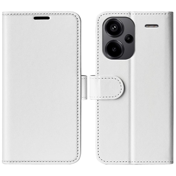 Husă Portofel cu Închidere Magnetică Xiaomi Redmi Note 13 Pro+ - Alb