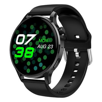 Watch3 pro 1.3" AMOLED ceas inteligent cu carcasă metalică Bluetooth apelare femei brățară de sănătate cu monitorizare a ritmului cardiac - negru