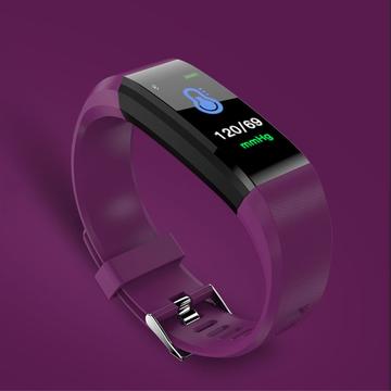 Fitness Tracker rezistent la apă 115 Plus - contor de pași, ritm cardiac - violet