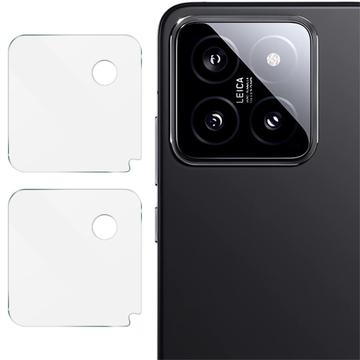 Geam Protecție Obiectiv Cameră Xiaomi 14 Pro - Imak HD - 2 Buc.