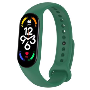 Xiaomi Mi Band 5/6/7 Matte Silicone Band - Verde