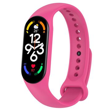 Xiaomi Mi Band 5/6/7 Matte Silicone Band - roz