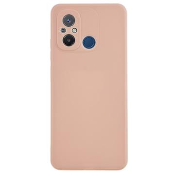 Husă TPU Mată Antiamprentă Xiaomi Redmi 12C - Roz