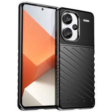 Husă TPU Xiaomi Redmi Note 13 Pro+ - Seria Thunder - Negru