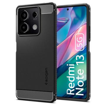 Husă TPU Xiaomi Redmi Note 13 - Spigen Rugged Armor - Negru