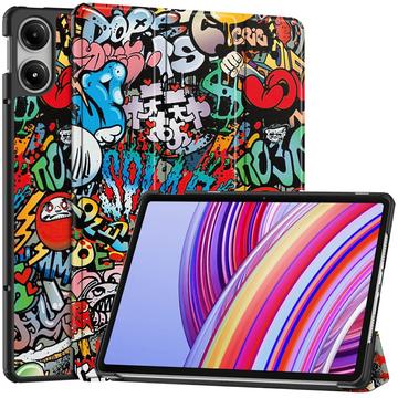 Husă Folio Smart Xiaomi Redmi Pad Pro/Poco Pad - Tri-Fold - Graffiti