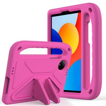 Husă Copii Antișoc Xiaomi Redmi Pad SE 8.7 - cu Mâner - Roz Intens