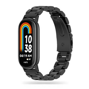 Curea din oțel inoxidabil Xiaomi Smart Band 8/9 NFC Tech-Protect - negru