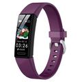 Y99C 0.96 inch Copii Smart Watch IP68 impermeabil sport brățară multifuncțională de sănătate cu numărătoarea pașilor / somn / monitorizare ritm cardiac - violet