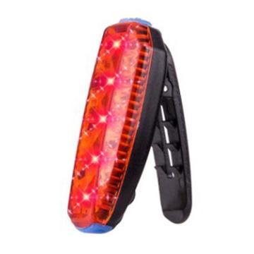 ZTTO WR03 Lumina cu LED pentru coada de biciclete din spate lampa de lanternă pentru bicicletă avertisment de siguranță lampă spate - roșu