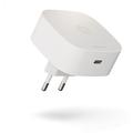 Zens Essential Adaptor de încărcare magnetică fără fir cu port USB-C de 18W - alb