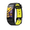 Zero Waterproof Fitness Tracker cu monitor de tensiune arterială - galben / negru