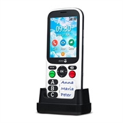 Doro 780X - 4G, Bluetooth, 1600mAh - Negru / Alb