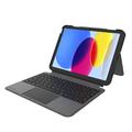 Carcasă pentru tastatură iPad (2022) 4smarts 2-in-1 Solid Smart Connect - Grafit