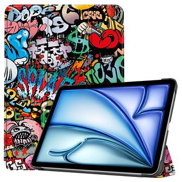 Husă Folio Smart iPad Air 13 (2024) - Tri-Fold - Graffiti