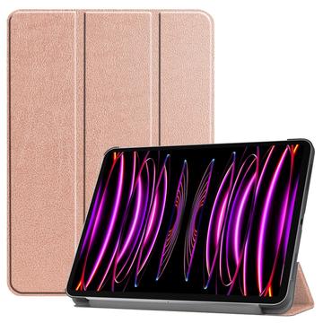 Husă Folio Smart iPad Air 13 (2024) - Tri-Fold - Auriu Roze