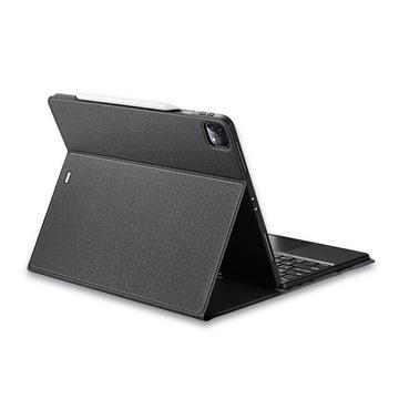 Husă cu Tastatură Bluetooth iPad Air 13 (2024)/iPad Pro 12.9 (2022) - Dux Ducis - Negru