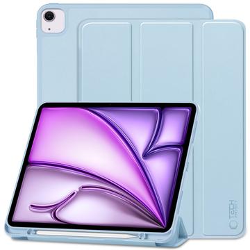 Husă Folio cu trei pliuri iPad Air 13 (2024) Tech-Protect SmartCase Pen - Albastru Cer