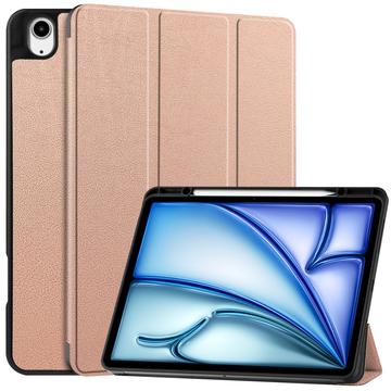 Husă Smart Folio iPad Air 13 (2025) Tri-Fold - Auriu Roze