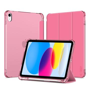 Husă Folio cu trei pliuri iPad (2022) Tech-Protect SmartCase Pen Hybrid - Cristal magenta