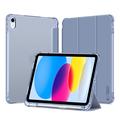 Husă Folio cu trei pliuri iPad (2022) Tech-Protect SmartCase Pen Hybrid - Cristal Albastru