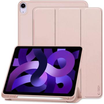 Husă Folio cu trei pliuri iPad Air 2020/2022/2024 Tech-Protect SmartCase Pen - roz