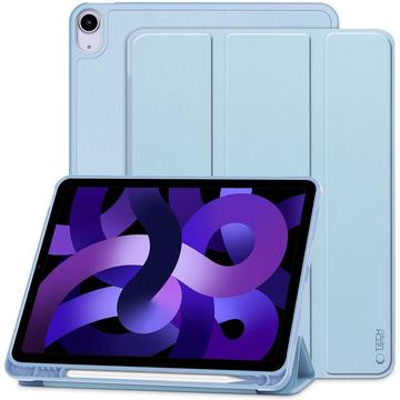 Husă Folio cu trei pliuri iPad Air 2020/2022/2024 Tech-Protect SmartCase Pen - Albastru cerul