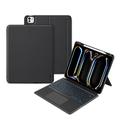 iPad Pro 13 (2024) Tech-Protect SmartCase Mag Pen Bluetooth Keyboard Case - Negru