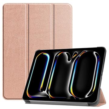 Husă Folio Smart iPad Pro 13 (2024) - Tri-Fold - Auriu Roze