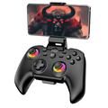 iPega PG-9115 Controler de joc wireless cu RGB - Android/iOS/PC/PS4/PS3/Switch - Negru