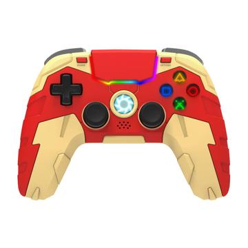 iPega PG-P4020A Controller/GamePad fără fir - PC/PS4/PS3/iOS - Roșu / Bej