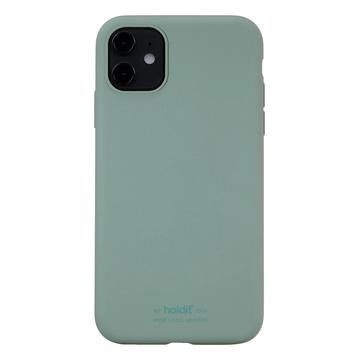 Carcasă iPhone 11 Holdit din silicon - Verde Moss