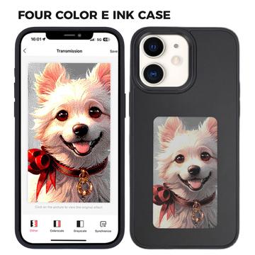 Husă iPhone 11 InkZone DIY E-Ink NFC - Negru