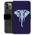 Husă Portofel Premium - iPhone 11 Pro - Elefant