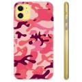 Husă TPU - iPhone 11 - Camuflaj Roz