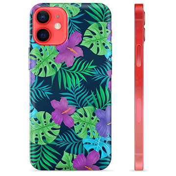 Husă TPU - iPhone 12 mini - Floare Tropicală