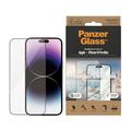 Geam Protecție Ecran iPhone 14 Pro Max - PanzerGlass Ultra-Wide Fit Anti-Reflective EasyAligner - Marginea neagră