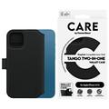 Husă portofel 2 în 1 iPhone 13/14 PanzerGlass Care Tango - Compatibil MagSafe - Negru