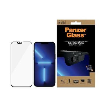 Geam Protecție Ecran iPhone 13 Pro Max - PanzerGlass Case Friendly CamSlider - Marginea neagră