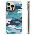 Husă TPU - iPhone 13 Pro Max - Camuflaj Albastru