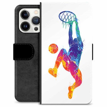 Husă Portofel Premium - iPhone 13 Pro - Slam Dunk