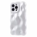 iPhone 13 Pro Wavy Edge Candy Bubbles TPU Case - Alb