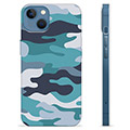 Husă TPU - iPhone 13 - Camuflaj Albastru