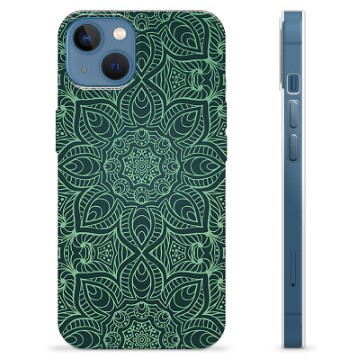 Husă TPU - iPhone 13 - Mandala Verde