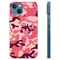 Husă TPU - iPhone 13 - Camuflaj Roz