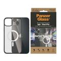 iPhone 14 Plus/15 Plus PanzerGlass ClearCase MagSafe antibacteriană PanzerGlass ClearCase MagSafe - negru / transparent